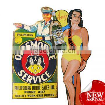custom thin decorative advertising metal plate