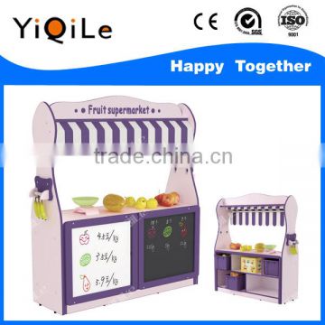 Fruit Supermarket kids wooden house solid toy house happy children wooden playhouses