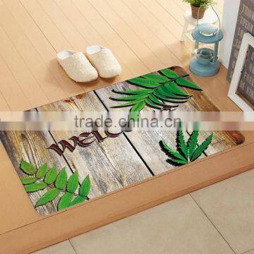 Heat transfer printing Door Mat antiSlip for Entrance recycled crumbed rubber