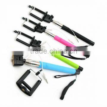 Fashion business gift selfie stick to buy selfie stick monopod with 3.5mm jack cable