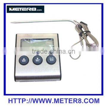 DTH-24, digital food thermometer with high temperature sensor and timer