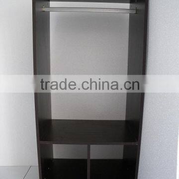 black simple wardrobe