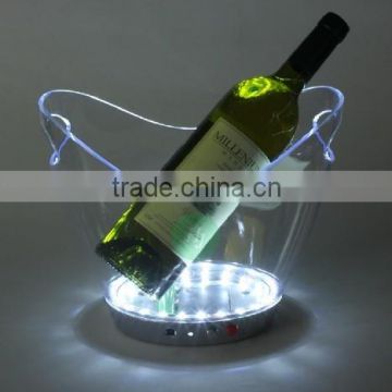 custom design colorful acrylic led bucket