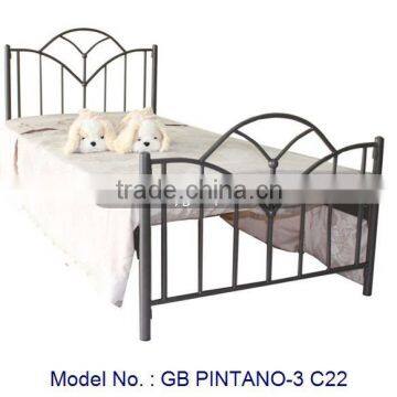 Black Metal Bed In Single And Double Bed Size Bedroom Furniture, metal furniture, metal bed, latest metal bed designs in modern