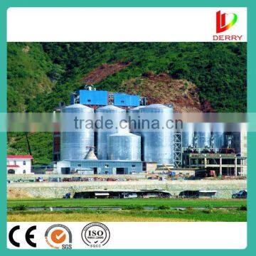 High capacity galvanized wheat storage silo