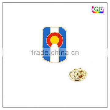 Colorado State city map LAPEL PIN brooch