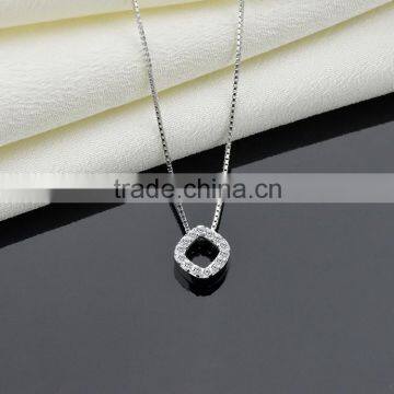 import jewelry from china,100% genuine 92.5 sterling silver necklace