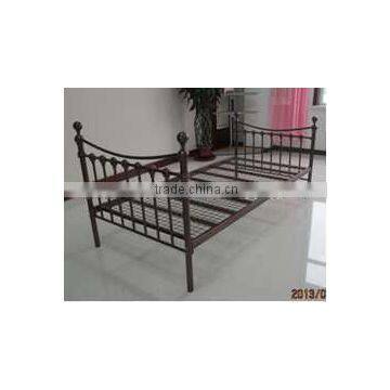 double size iron bed