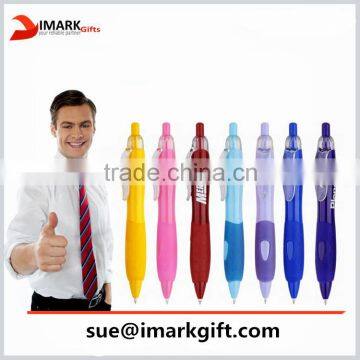 factory hot sale ballpoint pen promotional logo fat plastic pen