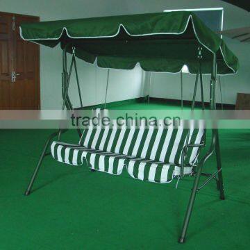 Three Seat Garden Swing Bench Balcony Swing Chair photo-6