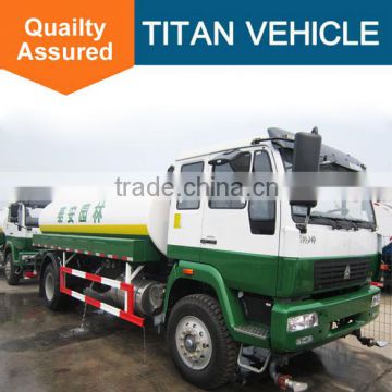 Sinotruk tank truck Water Browser Sprinkler Spray truck for sale