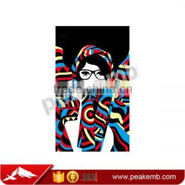 Afro Girl Digital Printing Glitter Vinyl Rhinestone Iron On Transfers photo-3