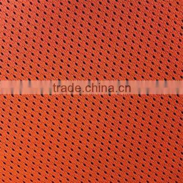 Breathable 100% polyester bird-eye mesh fabric for running tee-shirts/suits lining