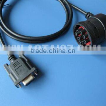 j1939 connector OBDII truck diagnostic cable