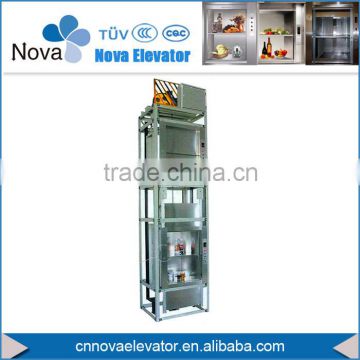 Electric AC Dumbwaiter Elevator, 0.4m/s Small Food Elevator for Kitchen,Small Dydraulic Lift