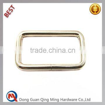 large open plain metal bag hardware square ring