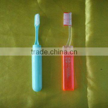 cheap hotel disposable transparent folded children toothbrush