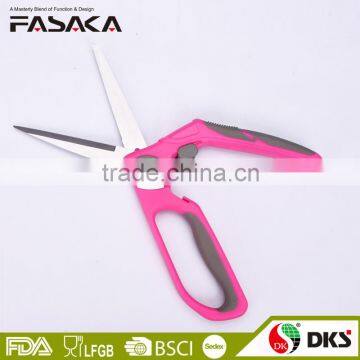 SS13011P -2016 New Style and Design 8" Stainless Steel Sewing Scissors With Colorful Plastich Handle photo-2