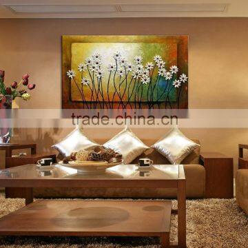 2015 Original Design Outer Wall Decoration Modern Flower Painting