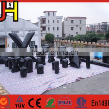 Popular 44pcs Inflatable Paintball Field Inflatable Paintball Bunkers For Sale