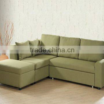 hot sale fabric sectional sofa with storage function