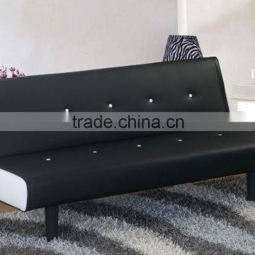 Hot sale luxury leather Click Clack SofaBed