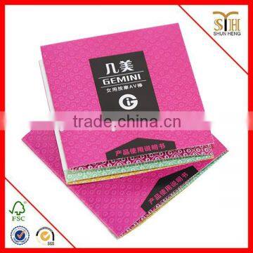 Manufacturer professional cheap folded color book