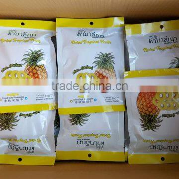 dried pineapple soft low sugar