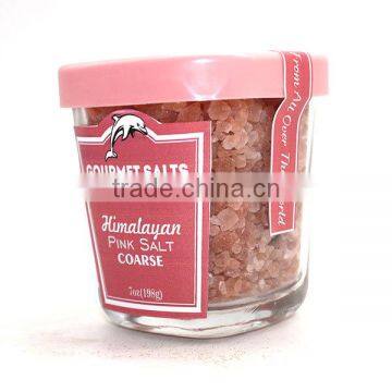 Gourmet Salt Gift Sets Packing Himalayan Black Salt 7oz 198g Glass Jar With Plastic Cap 6 Colors Available photo-2
