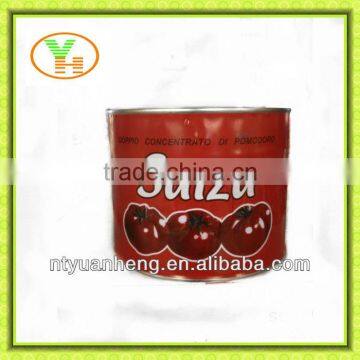 70G-4500G China Hot Sell Canned foods name brand salza tomato paste