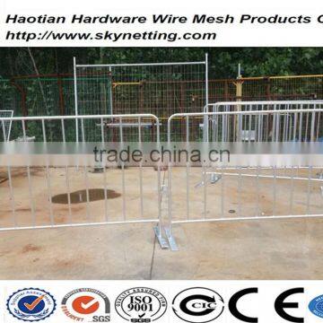 Discount Hot Dipped Galvanized After Welding Tube Frame Crowd Control Barrier Road Barrier Steel Barrier photo-5