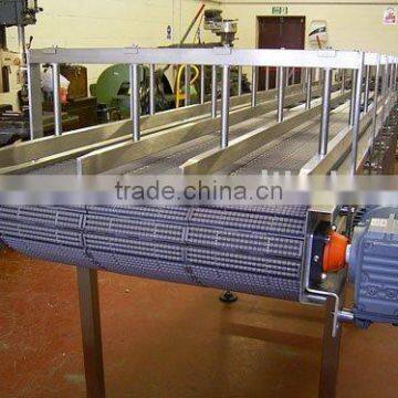 plastic mesh belt conveyor for glass