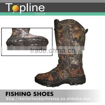 High quality outdoor camo color fishing boots for men