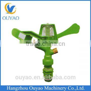 G1" DN15 Plastic Rocker Arm 360Rotating Double Jet Agricultural Field Lawn Sprinkling Irrigation Nozzle