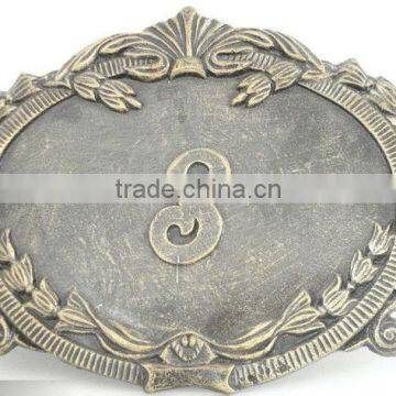 wall mounted nameplate