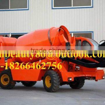 mobile concrete mixer with pump