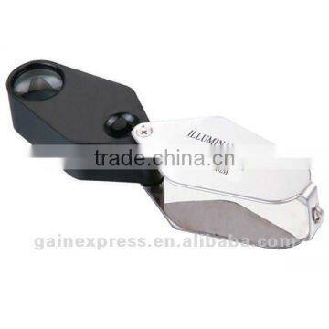 10x Folding Jeweler Loupe Magnifier + LED Light, 18mm Lens Jewel Identifier Tool photo-4