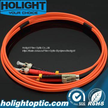 Fiber Patch Cord LC to St Duplex mm Om1 or Om2 Orange photo-4