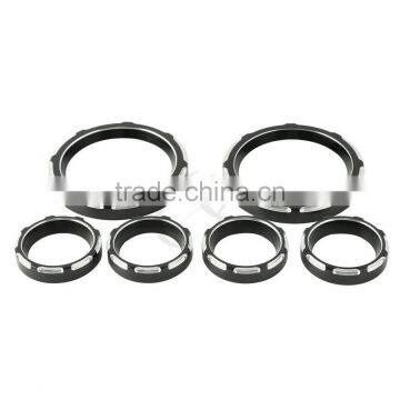 Gauge Burst Bezel Kit For Harley Touring Electra Street Road Tri Glide 1996-2013