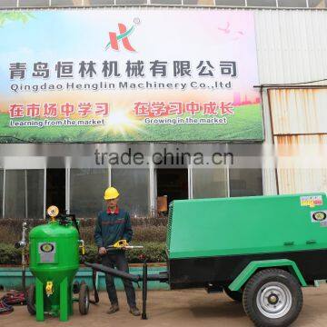 22KW Electrical Portable Air Compressor FOR DB 150 Dustless Blasting Machine photo-2