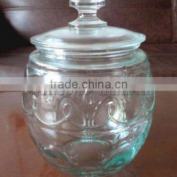 Glass Storage Jar(HLTH-S029)