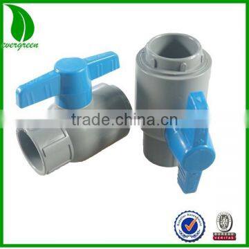 SCH80 standard single union blue handle CPVC ball valve