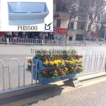 Plastic balcony rail planter