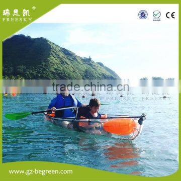Hot Sell Freesky Clear Bottom/crystal/ Transparent Kayak for Sale photo-2