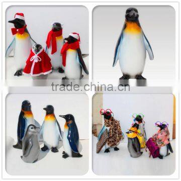 Custom Made Resin Penguin Sculpture Christmas Display photo-4