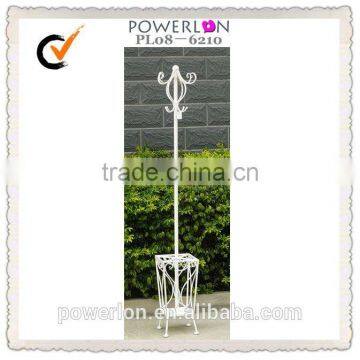 Antique Portable Metal Tree Shaped Coat Rack photo-2
