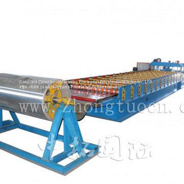 Arc Bias Glazed Tile Roll Forming Machine photo-2