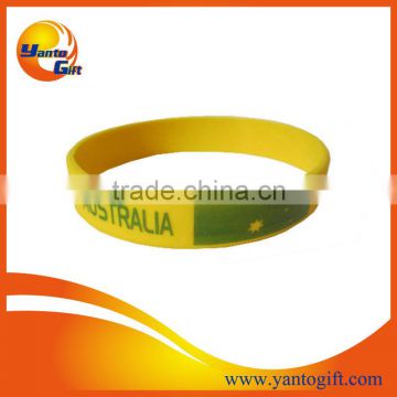 Custom branded silicone wristband for giveaway