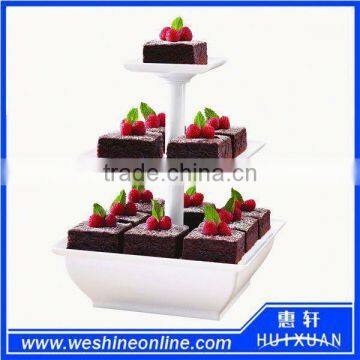 New food grade 3-tier plastic cake stand cake serving tray