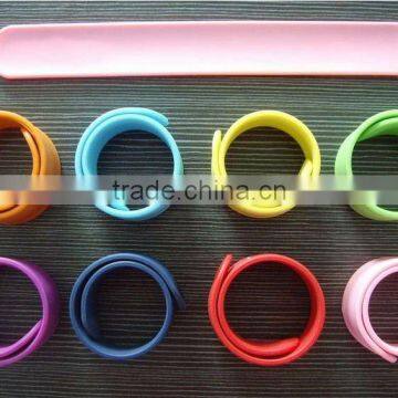 Silicone slap bracelet or wristband